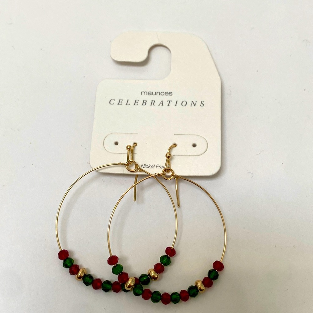 Anthropologie holiday earrings